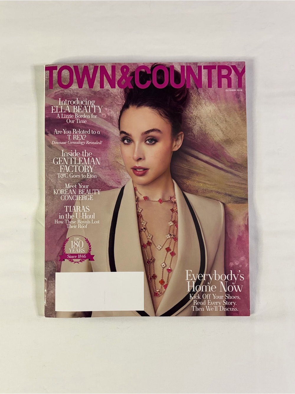 Town and Country Ella Beatty “Lizzie Borden for Our Time” Issue October 2026 Mag